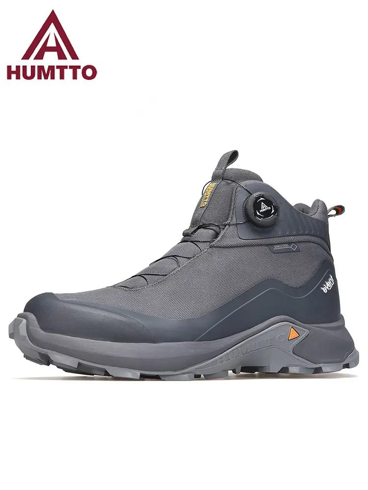 HUMTTO EVENT-Bottes de randonnée en plein air imperméables pour hommes, bottes de chasse, chaussures