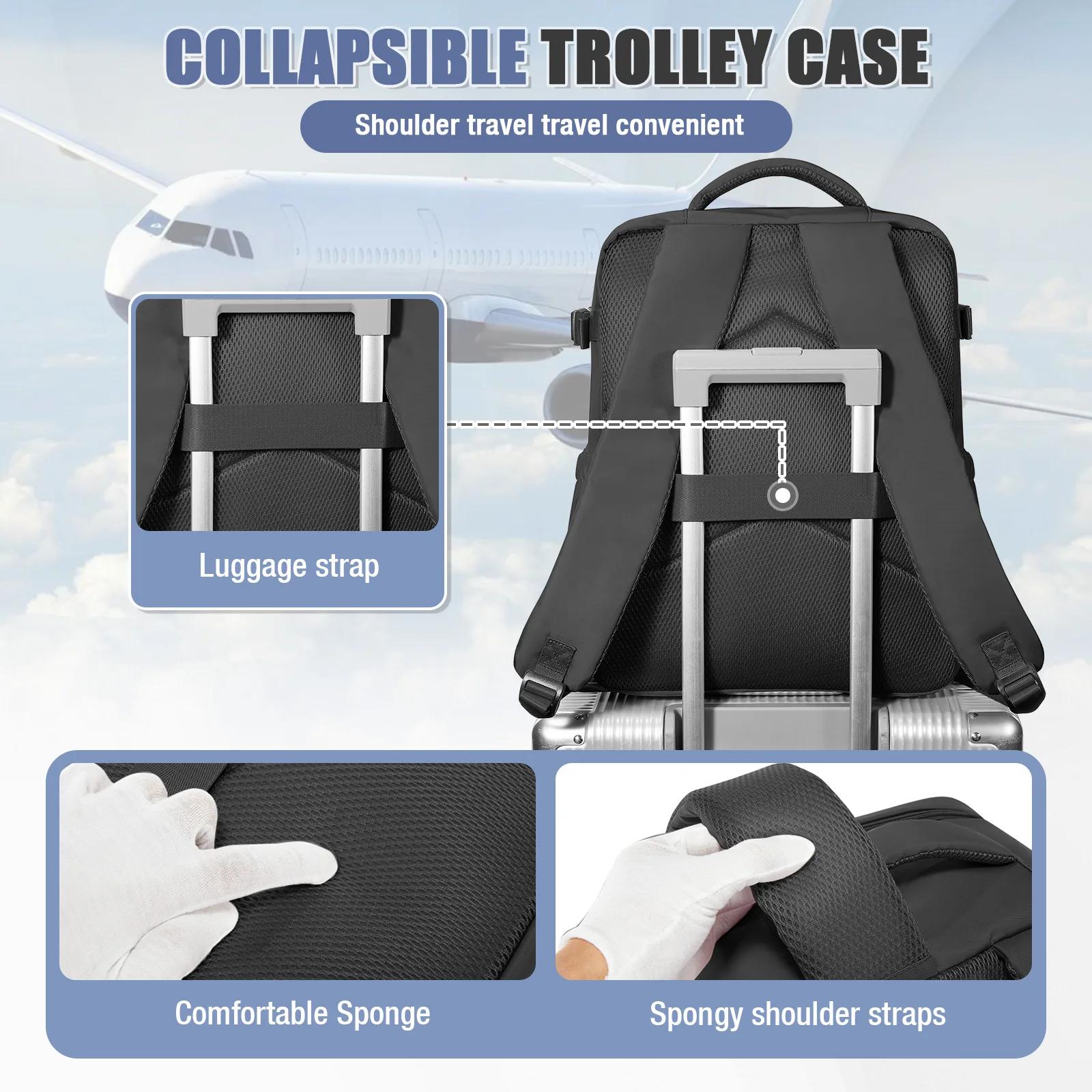 Sac à dos de compression sous vide Ryanair 40x30x20 Sac à dos de voyage EasyJet Wizzair Sac de cabin