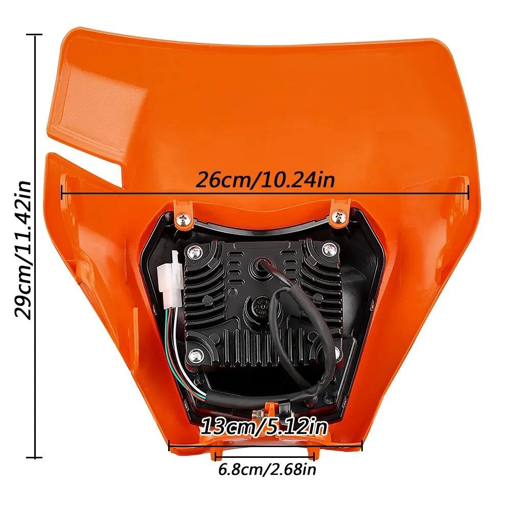 Phare LED de moto pour KTM EXC EXCF SX SXF XC XCF XCW XCFW 125 150 250 300 350 450 530 phare Motocro