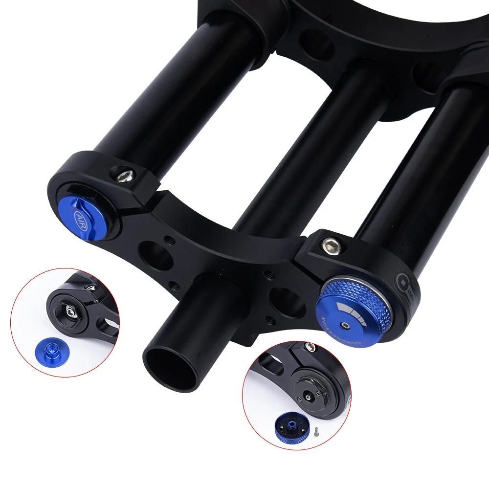 BOLANY fourche à Air double épaule 27.5/29 "MTB 180mm voyage 34mm Stanchion 15*110mm BOOST à axe tra
