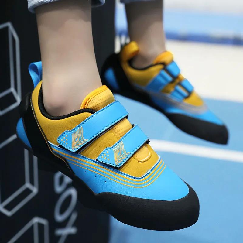Chaussures d'escalade pour enfants 2023 - Antidérapantes et sportives pour entraînement extérieur