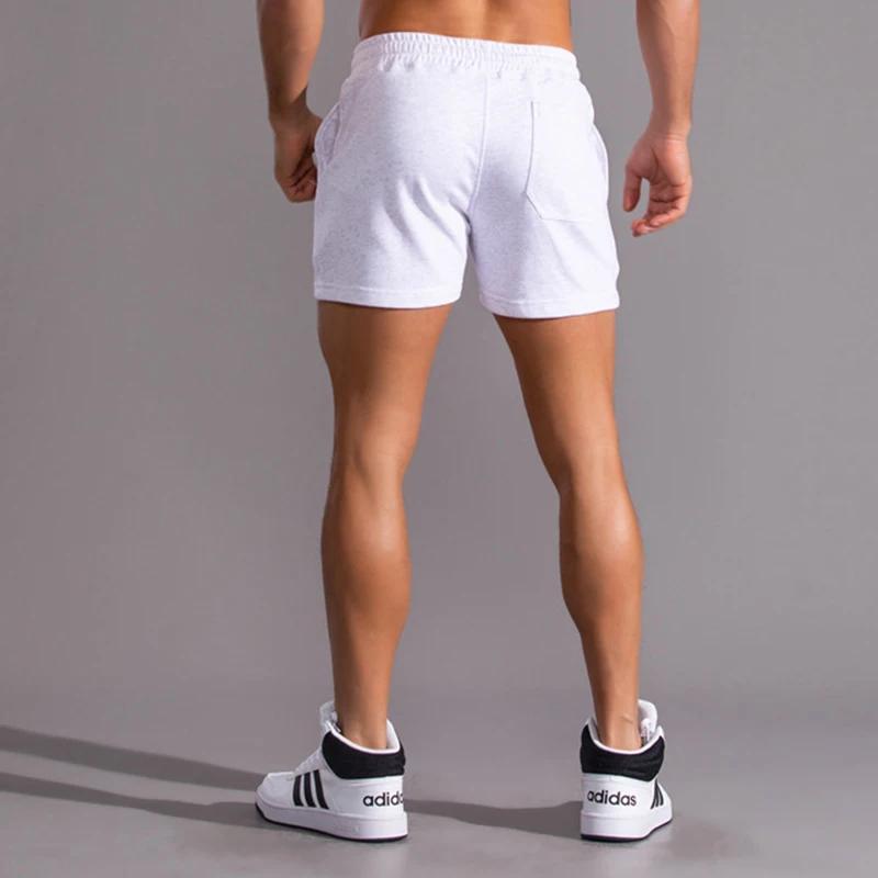 Short de course en coton pour hommes, sous-vêtements de Sport décontractés, Yoga, entraînement, boxe