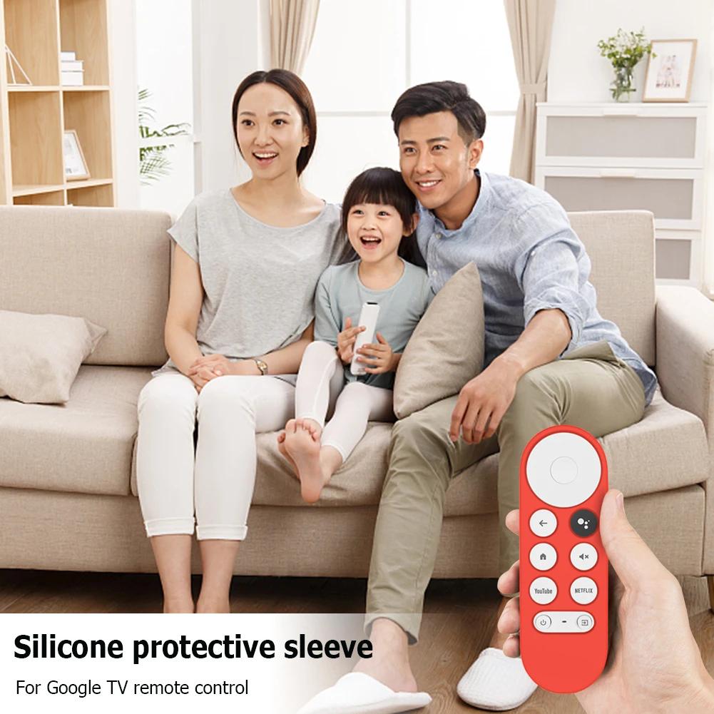 Étui de télécommande pour Google Chromecast Smart TV 2020, housse de protection en Silicone, Anti-ch