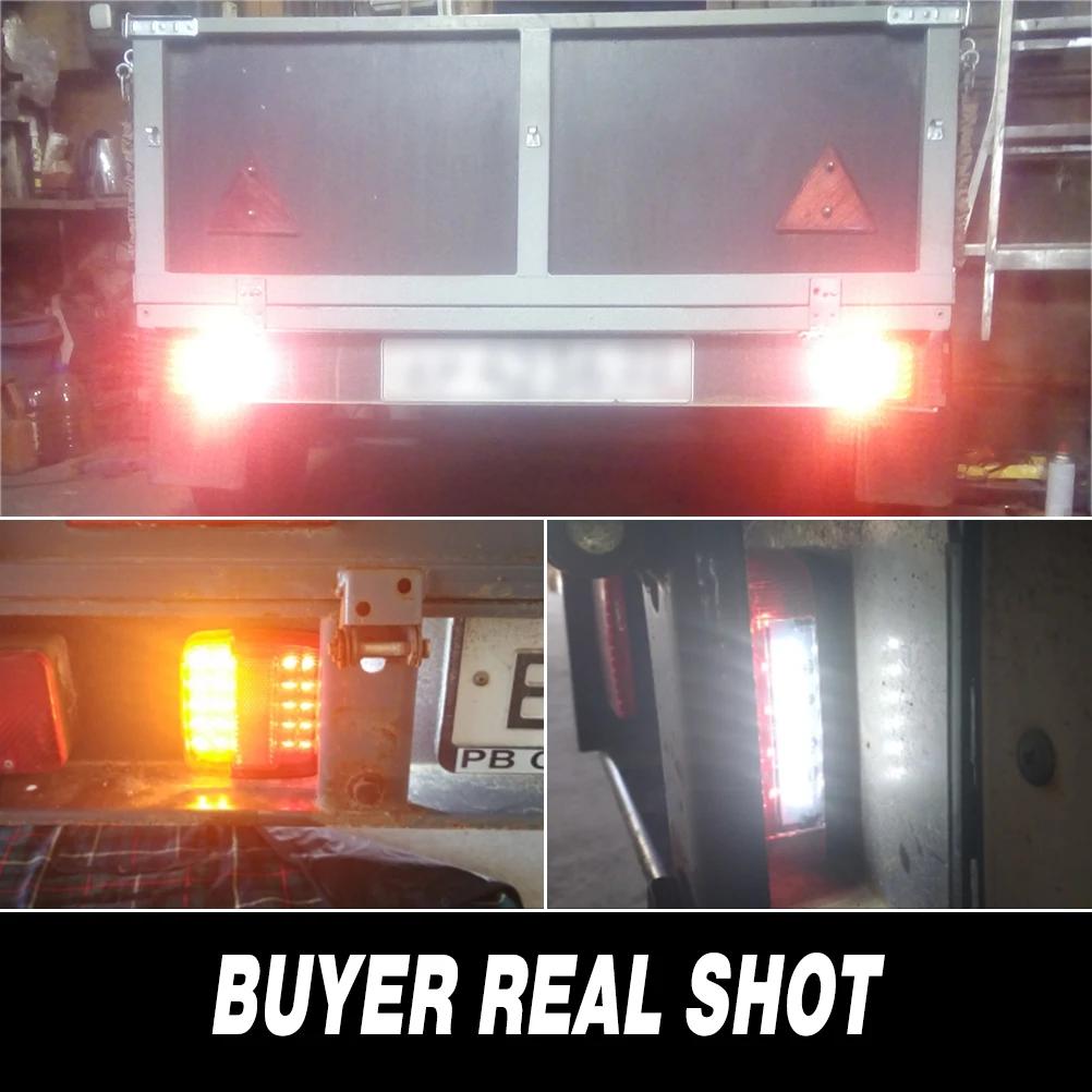 Feux de remorque SubSN 26LED, clignotants arrière, plaque d'immatriculation de planificateur pour re