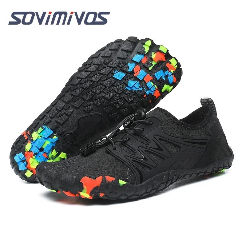Chaussures de course sur sentier pour hommes, chaussures athlétiques légères ontariDstress, chaussur