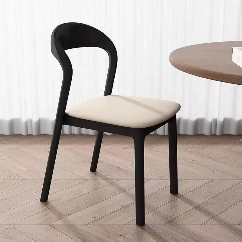 Salon de luxe dossier tabourets de Bar nordique en bois massif Design de mode chaises de Bar ergonom