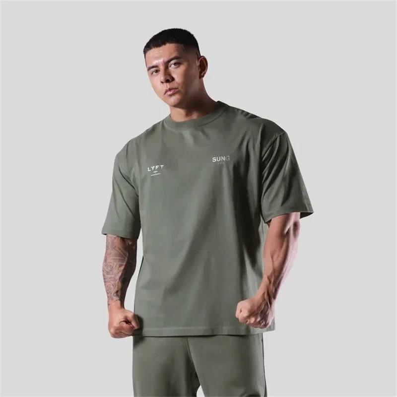 T-Shirt Surdimensionné CircFT Homme Coton - Streetwear Entraînement Sportif Gym