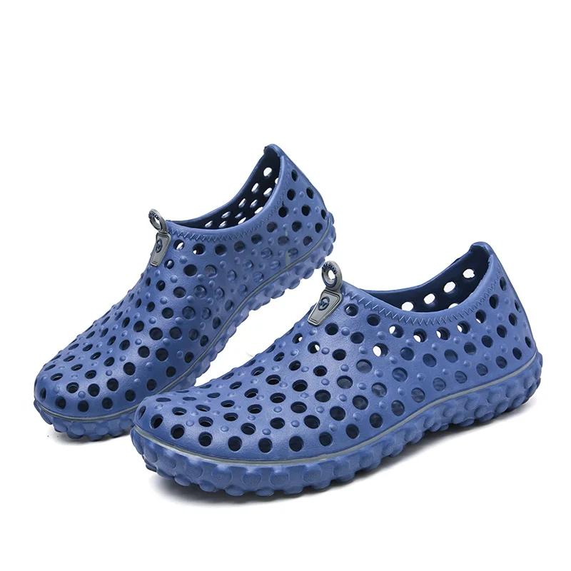 Offre spéciale été hommes et femmes en plein air plage sandales trou chaussures Couple Sports nautiq