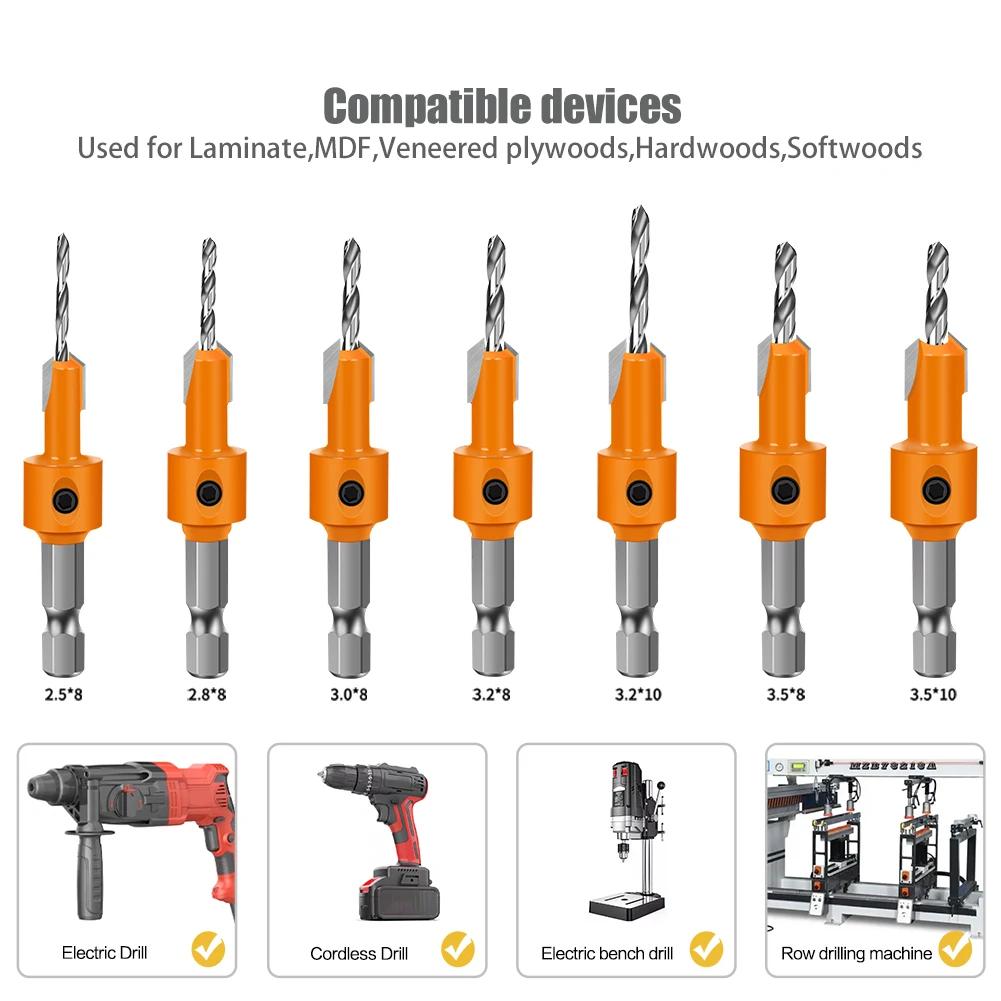 1-5 pièces 8mm tige HSS travail du bois fraise routeur Bit vis extracteur Remon démolition pour frai