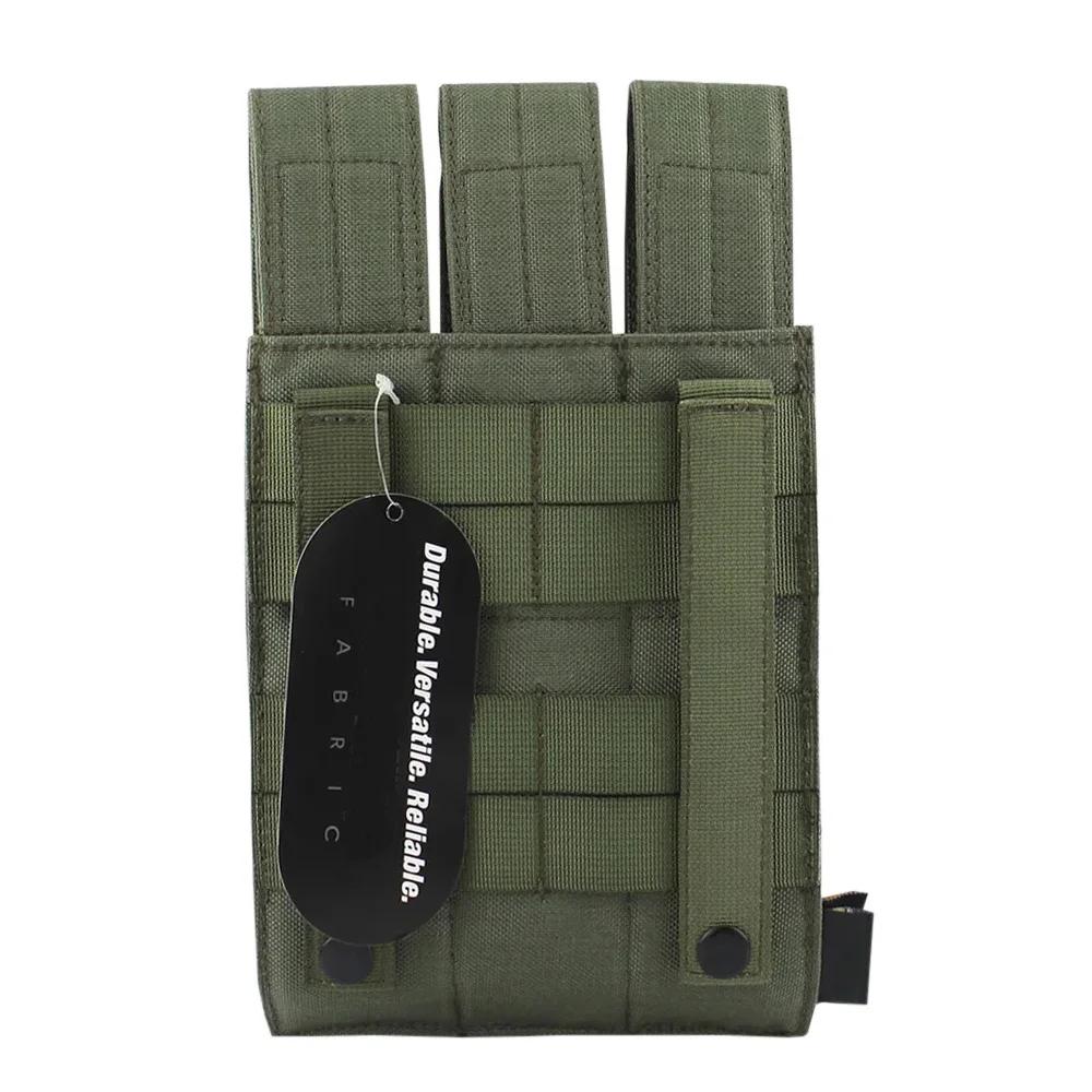VULPO tactique fusil Triple pochette pour magazines modulaire Molle Triple Mag pochette transporteur