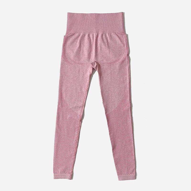 WAREBALL sans couture femmes énergie Leggings Fitness course pantalons de Yoga taille haute Leggings