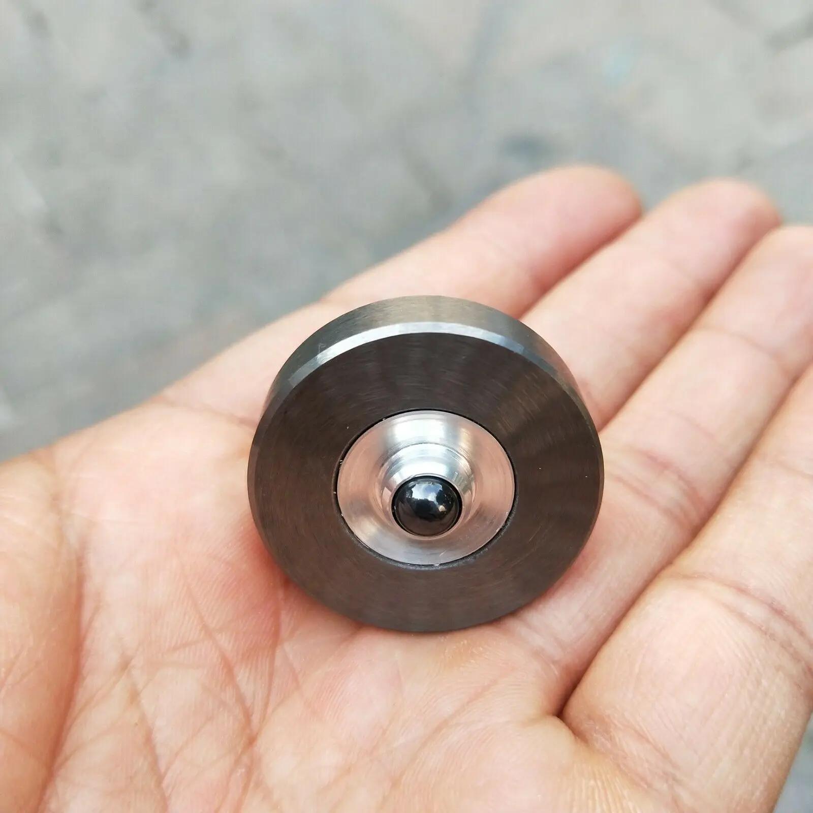 Toupie Gyroscope en Acier Tungstène à Manivelle Manuelle, Jouet de Collection, Spinner, Jouet de Déc