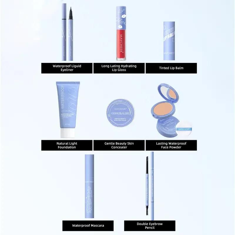 Ensemble de maquillage tout-en-un pour femme, kit de maquillage complet, cadeau comprenant correcteu