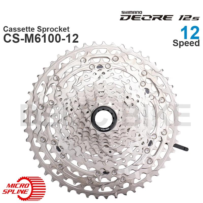 WinterMANO DEORE M6100 12v Cassette Pignon CS-M6100-12 12 Vitesses-HYPERGLIDE pour VTT vélo Pièces D