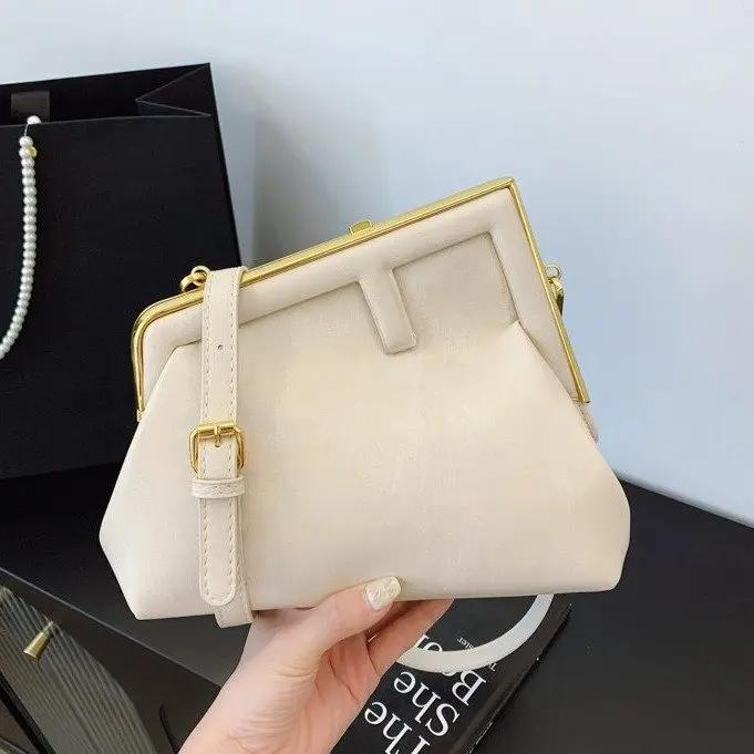 Sacs à couches tendance et élégants de couleur unie pour femmes, sac à bandoulière minimaliste haut