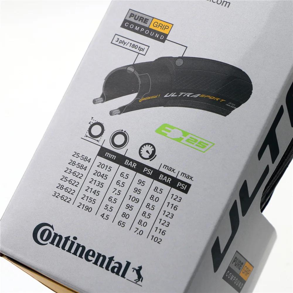 2 pièces Continental ULTRA SPORT III pneu de vélo de route Anti-crevaison pneu de route pliant 700x2