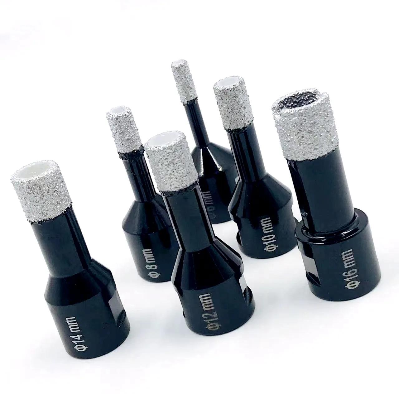 Mèches de perçage diamantées à sec, 1 pièce, coupe-trou pour carrelage en céramique, forets pour gra