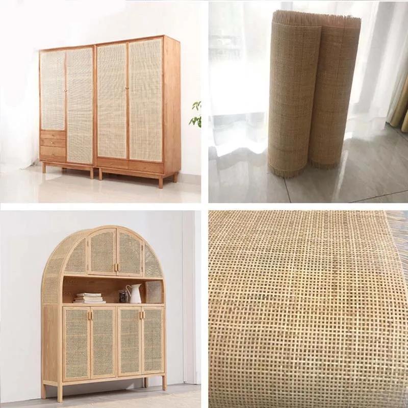 Rouleau de sangle de canne en plastique indonésien, damier, rotin, WUNICEF, matériel de réparation d