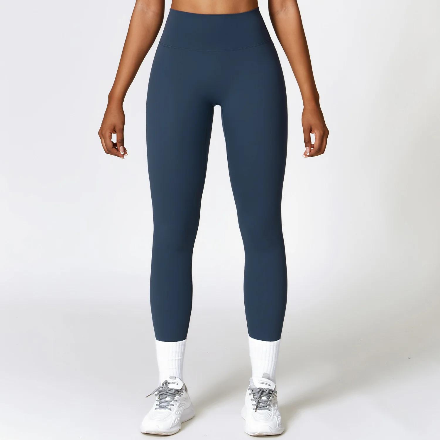 Collants Fitness Femmes Taille Haute Push Up - Leggings Sport Sans Couture Yoga Course Athlétique