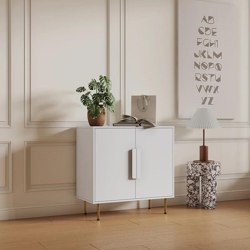 Armoire de rangement moderne avec poignée, buffet, armoires de rangement, 2 portes, salon, salle à m