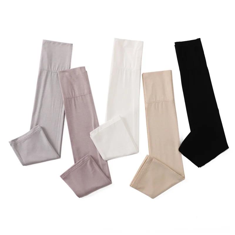 Housse de bras pour femmes, manches Hijab musulmanes, manches en tissu Modal, chauffe-bras du Ramada