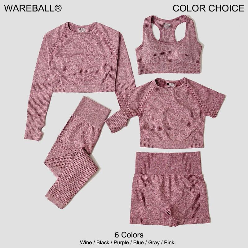 WAREBALL Vêtements de yoga, tenue et costume de sport et entrainement en gym et fitness, ensemble de