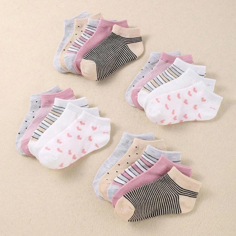 10 paires de chaussettes adorables pour enfants – chaussettes confortables adaptées aux garçons et a