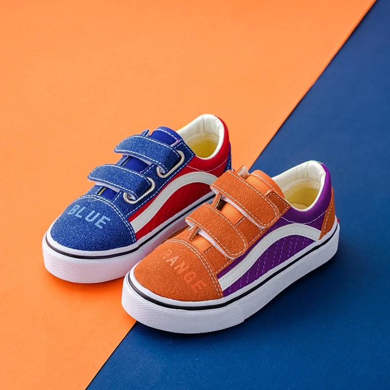 Opoee-Chaussures Respirantes en Toile Colorée pour Enfant Garçon et Fille, Version Coréenne, Nouvell