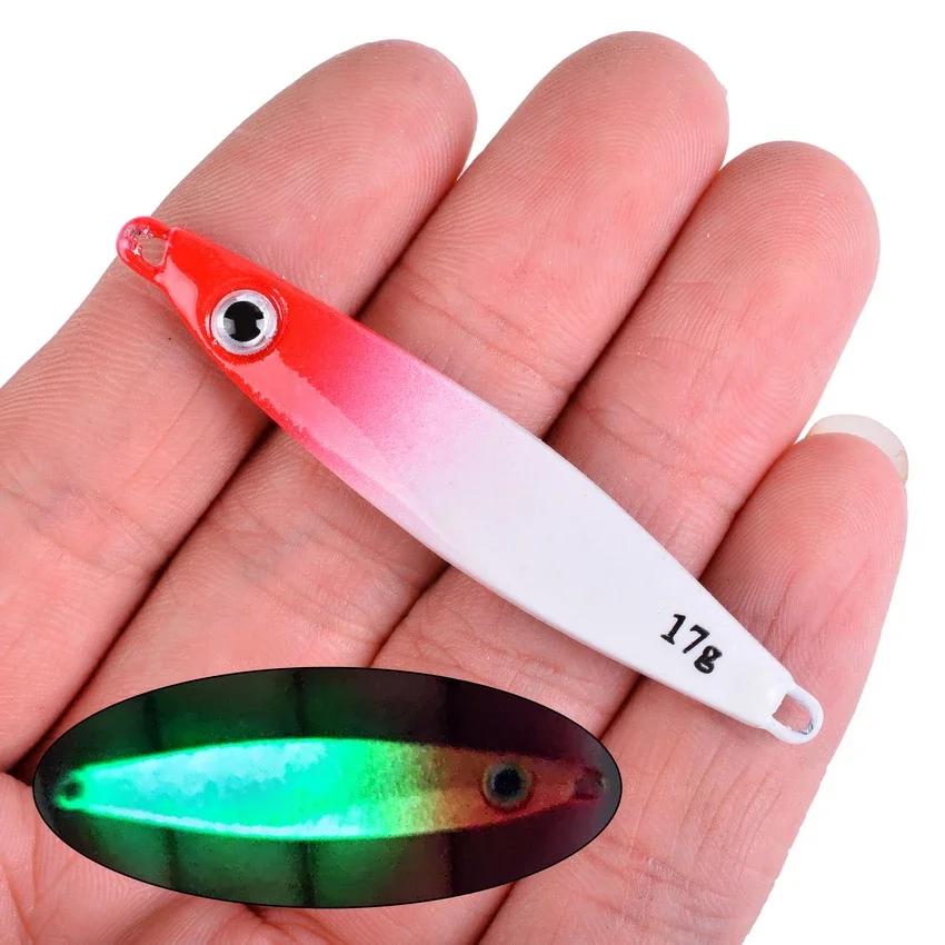 Plomb VIB pêche 7g 12g 17g 22g 30g 40g leurres légers gabarit en métal cuillère pêche d'hiver bon po