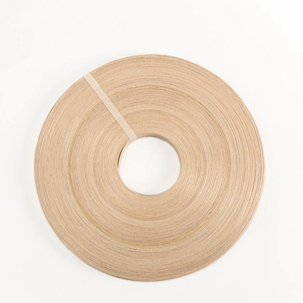 Bande de chant naturel, 50m de largeur, 20-40mm d'épaisseur 0.5mm, feuilles de placage de bois