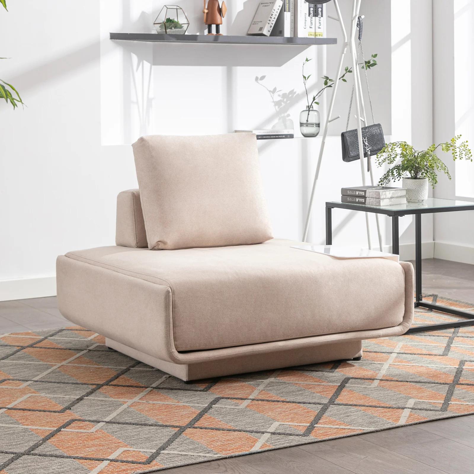 HORGgland-Canapé-lit en O, sofa sectionnel avec accoudoir et dossier parfait pour appartement et sal