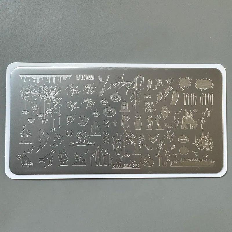 XMQ STAMPING NAIL PLATES CRUCIFIX TEMPLATES HALLOWEEN IMAGEPLATE