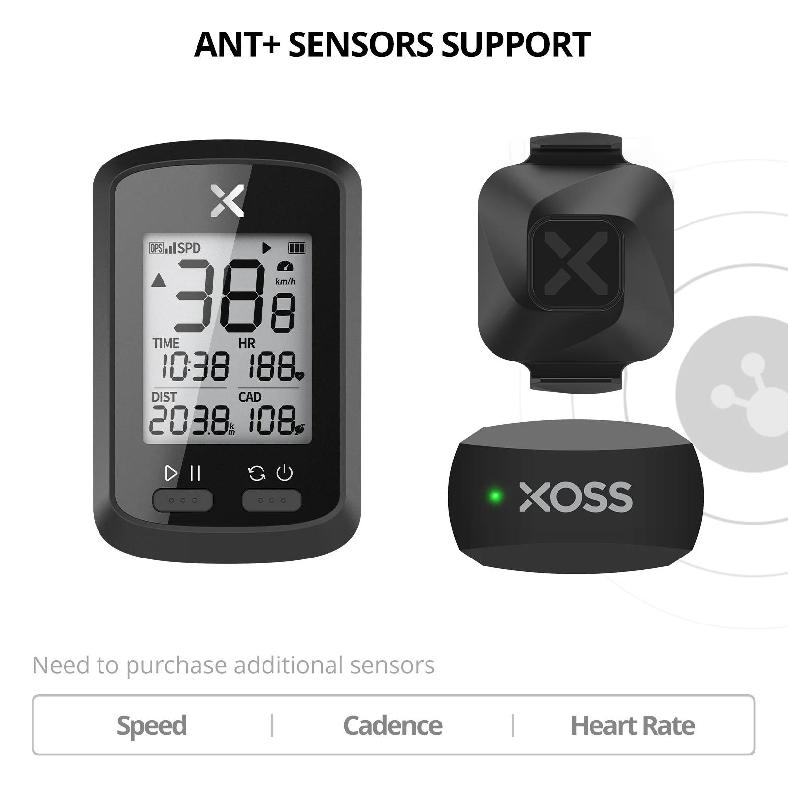 XOSS G/G Plus GPS ordinateur de vélo sans fil étanche compteur de vitesse de cyclisme ANT + ordinate