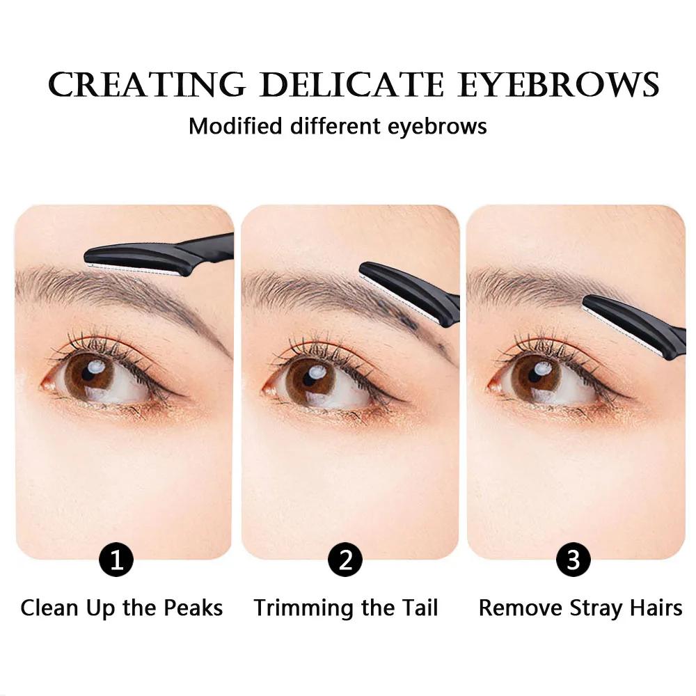 Rasoir de sourcils couteaux Portable visage rasoir épilateur yeux sourcils épilation coupe-épilation