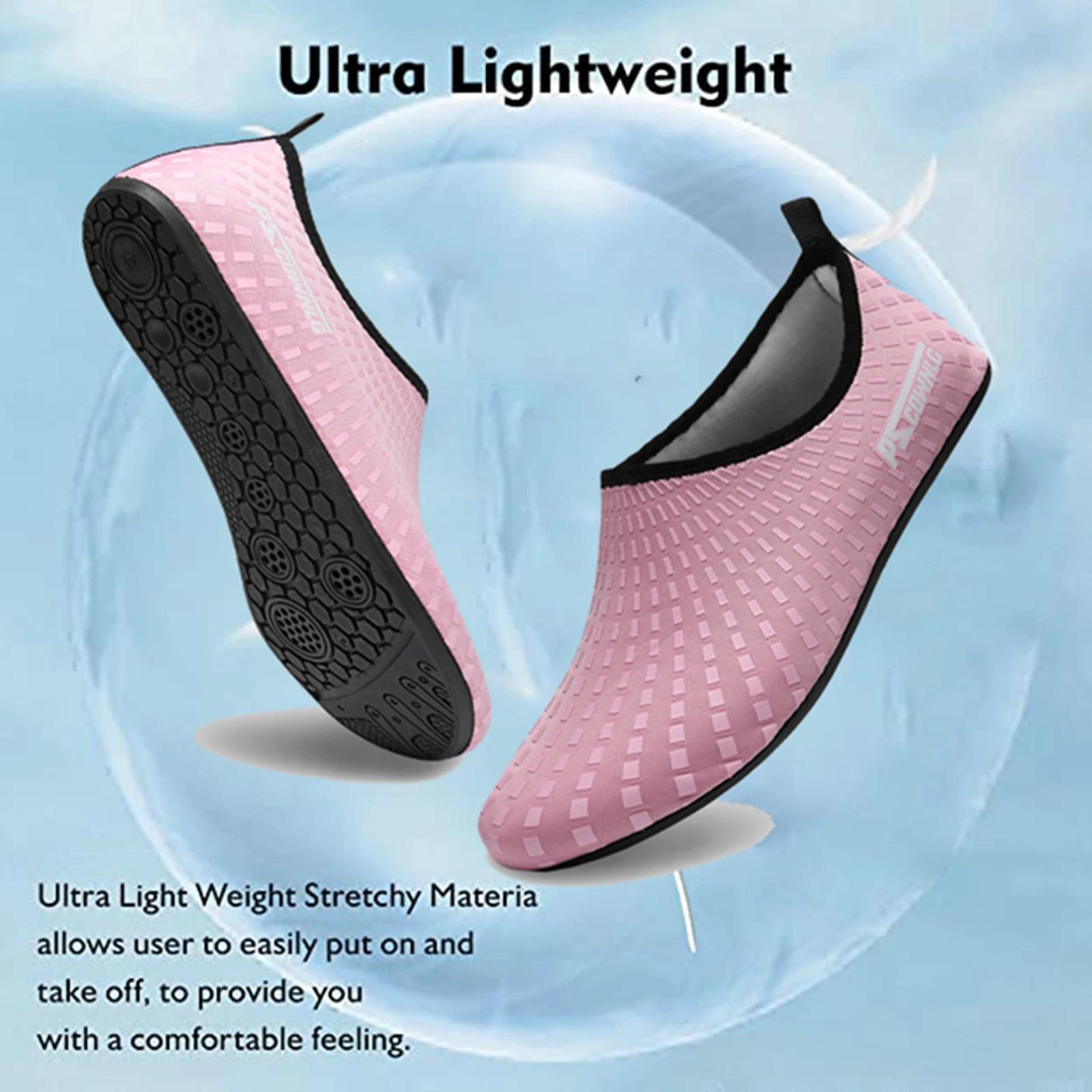 Chaussures de plongée femmes Aqua chaussures hommes plage natation Sport nautique chaussettes pieds