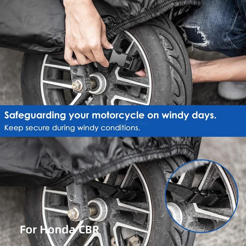 Juste de moto étanche pour scooter extérieur, protection UV, housse de pluie anti-poussière pour Hon