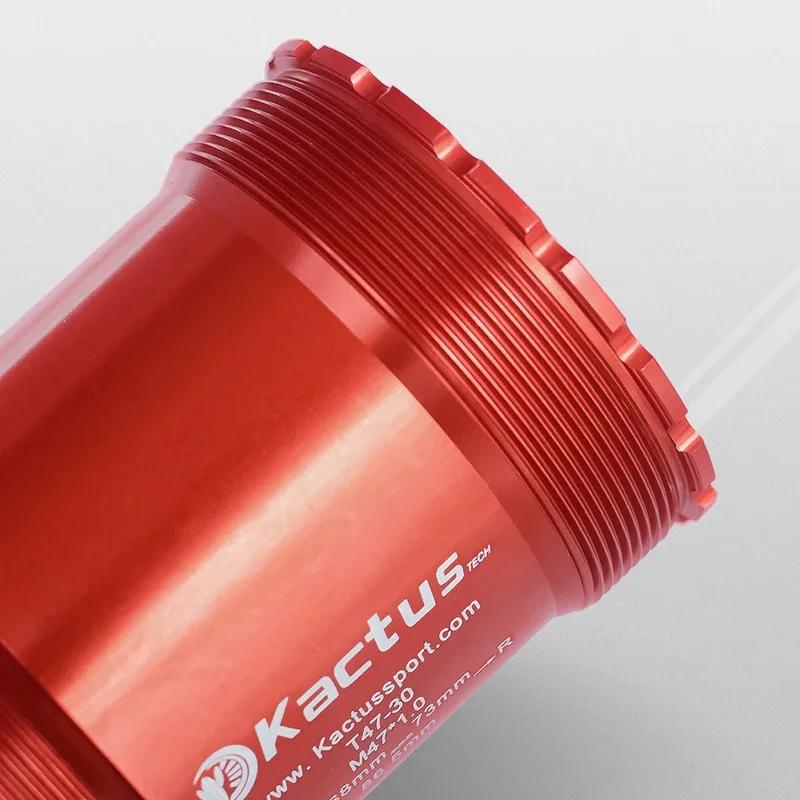 Boîtier de pédalier de vélo à roulement céramique BB T47 fileté 86,5 mm compatible avec les groupes