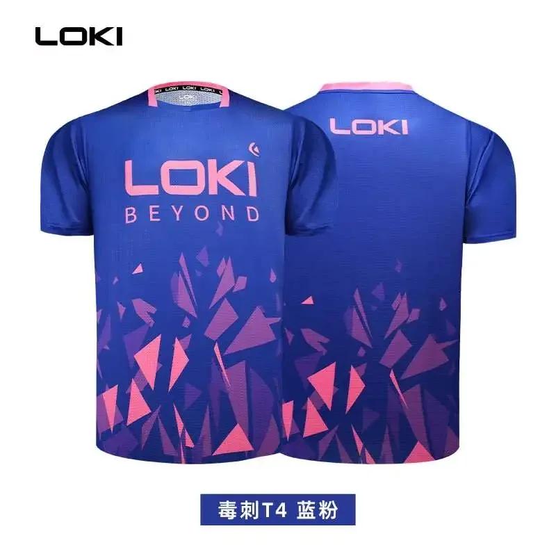 LOKI – maillots de Tennis de Table, t-shorts d'entraînement, nouveau Style, absorbe la sueur, confor