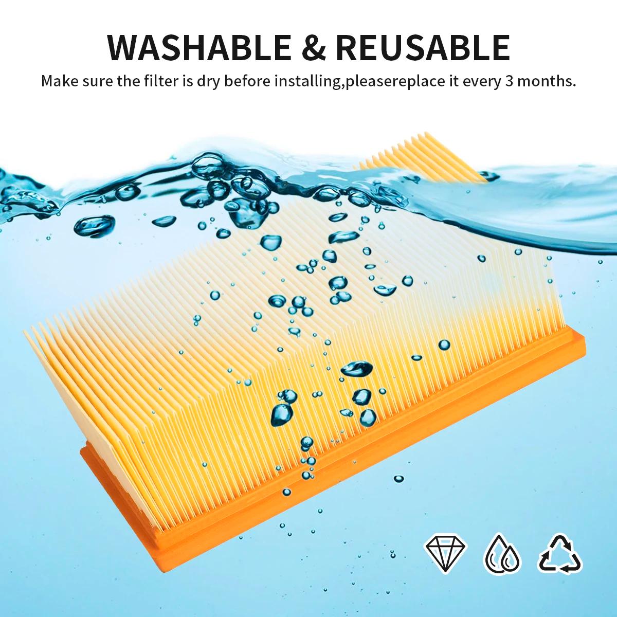 Filtre pour Karcher SE3001 SE 2001 SE6.100 K2801 K2701 K2601 6.414-498.0, Haute Qualité et Durable