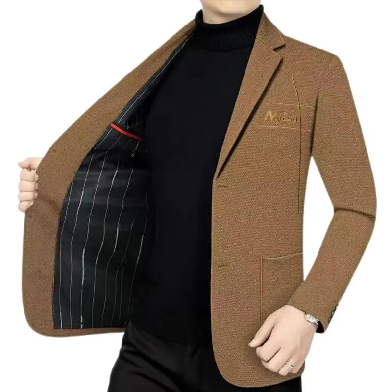 Les vestes de costume décontractées haut de gamme pour hommes pour le printemps et l'automne sont po