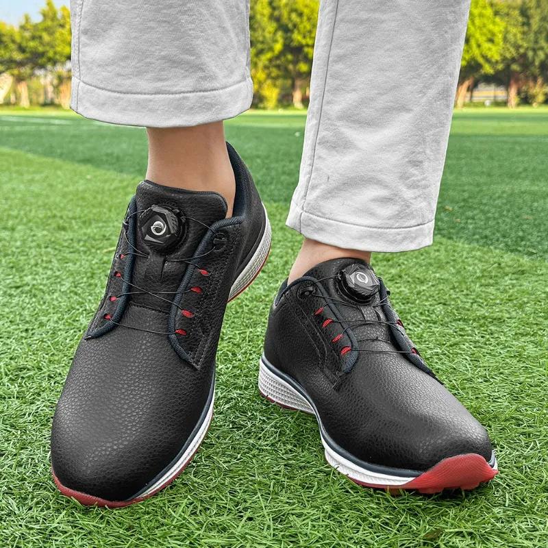 Nouveau Chaussures de Golf hommes légers chaussures de Golf homme taille 39-49 golfeurs chaussures i
