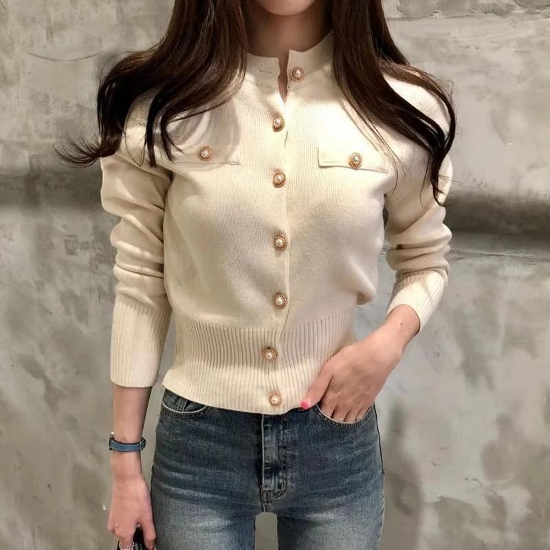 Nouvelle Collection Automne 2026 – Cardigan Chic et Décontracté pour Femme, Manches Longues, Tricoté