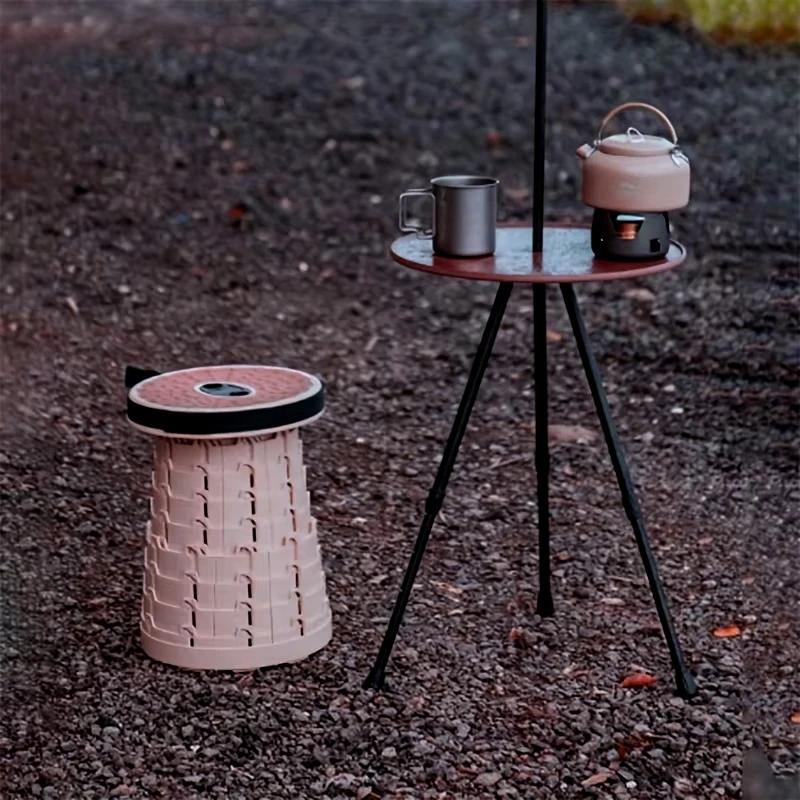 Tabourets pliants d'extérieur, chaises portables, réglables et extensibles de voyage, sièges en caou