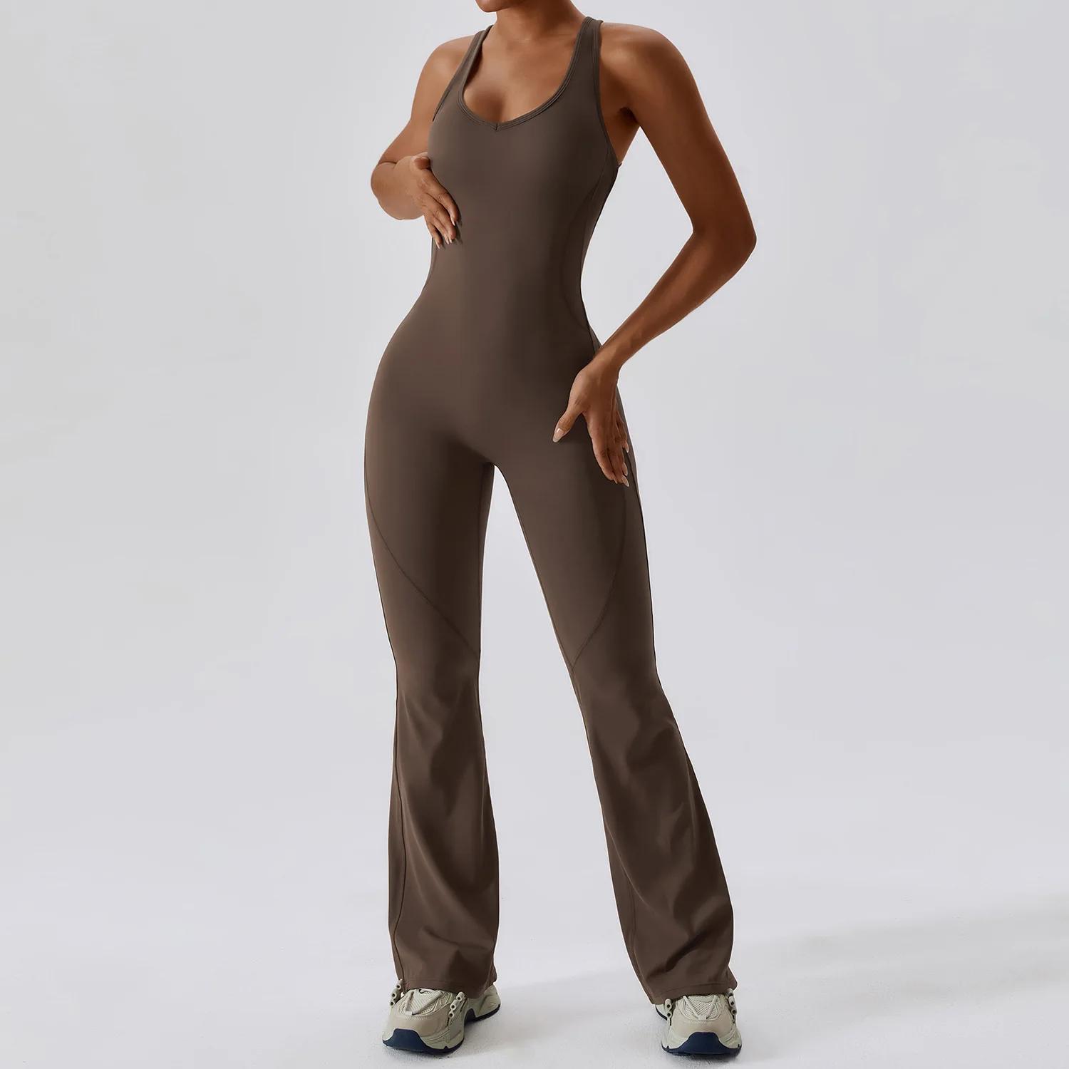Femmes formation Yoga costume vêtements de sport ensemble de gymnastique femmes 1 pièces combinaison
