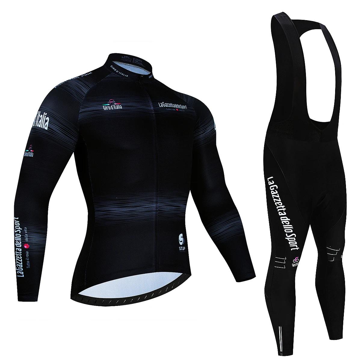 Maillot De cyclisme Tour d'italie D'ITALIA, ensemble Premium Anti-UV à manches longues, combinaison
