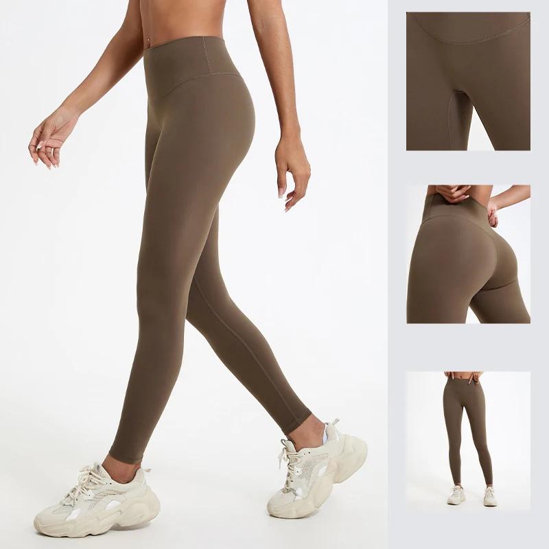 Leggings de sport pour femme, taille haute, effet push-up, respirants, en tissus super doux, pour yo
