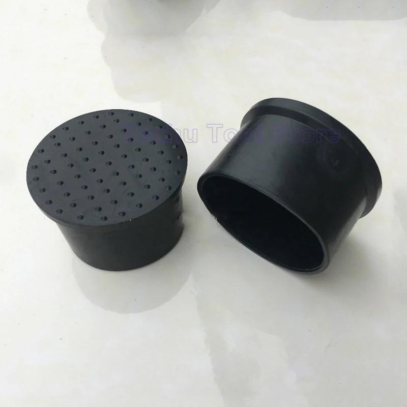 Juste de protection ronde en caoutchouc souple PVC noir, manchon de tuyau, capuchon de tube, coussin