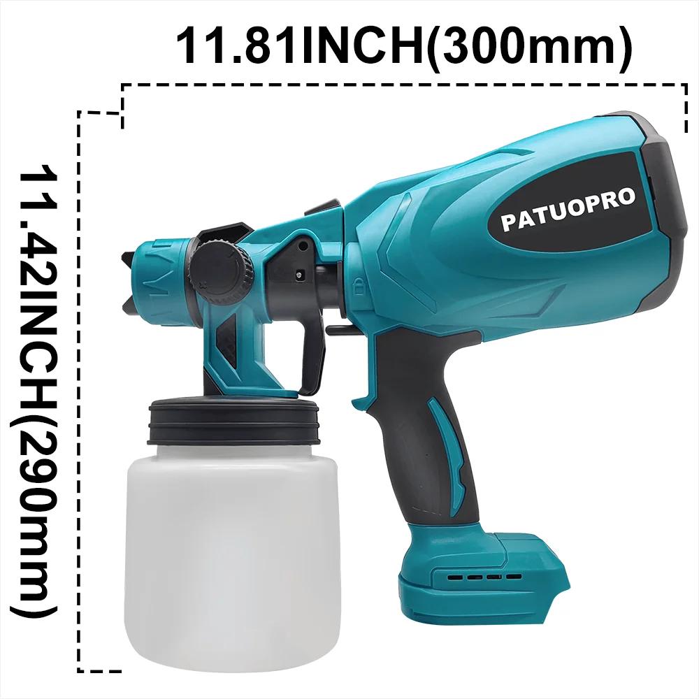 Pistolet de pulvérisation électrique sans fil, pulvérisateur de peinture pour meubles automobiles, a