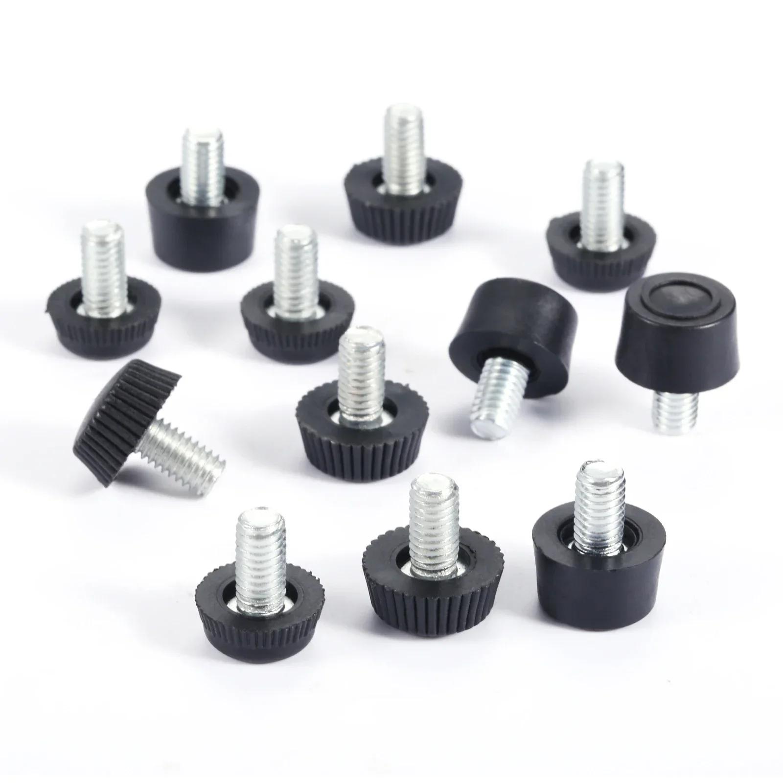 10 pièces/ensemble pieds de meubles de réglage M6 * 10mm vis nivellement hauteur Pad Balance Table P