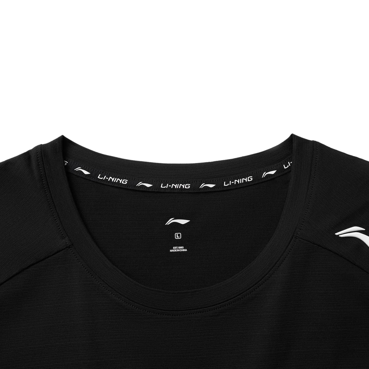 Li-ning T-shirt d'entraînement pour hommes LN BACTERIA PROOF Reguler Fit 86% Polyester 14% élasthann